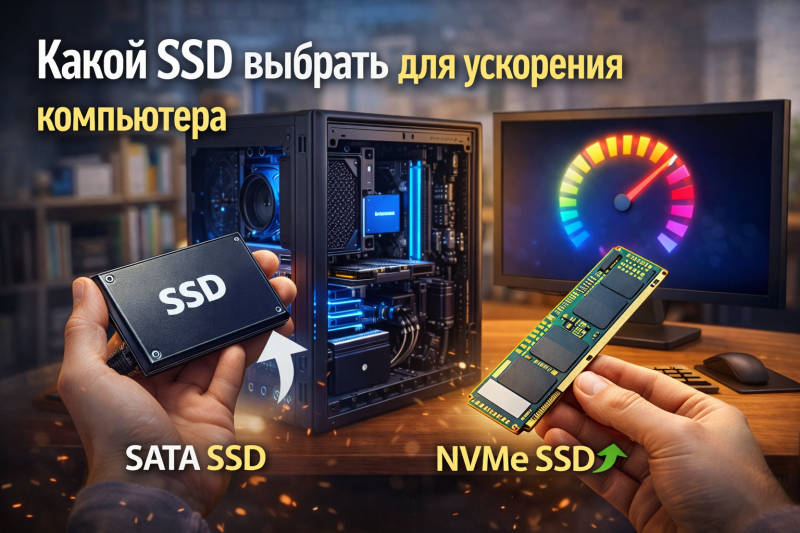 Какой SSD выбрать для ускорения компьютера