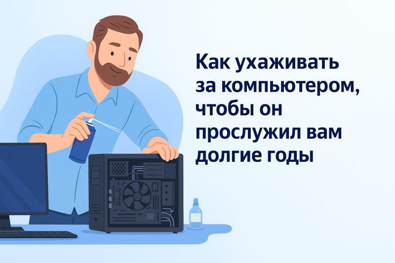 Как ухаживать за компьютером, чтобы он прослужил вам долгие годы